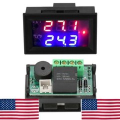 Digital LED Microcomputer Thermostat Controller Switch Temperature Sensor 12V