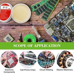 Quality Metal Cased Rosin Soldering Flux Paste Solder Welding Grease100G