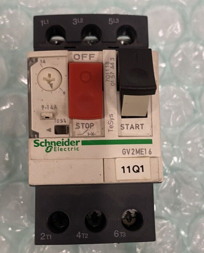 SCHNEIDER ELECTRIC GV2ME16 MOTOR STARTER