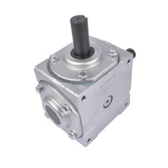 NEW 90 Degree Speed Ratio 1:1 CW/CW Right Angle Bevel Gearbox w/ 2 Keyed Shafts