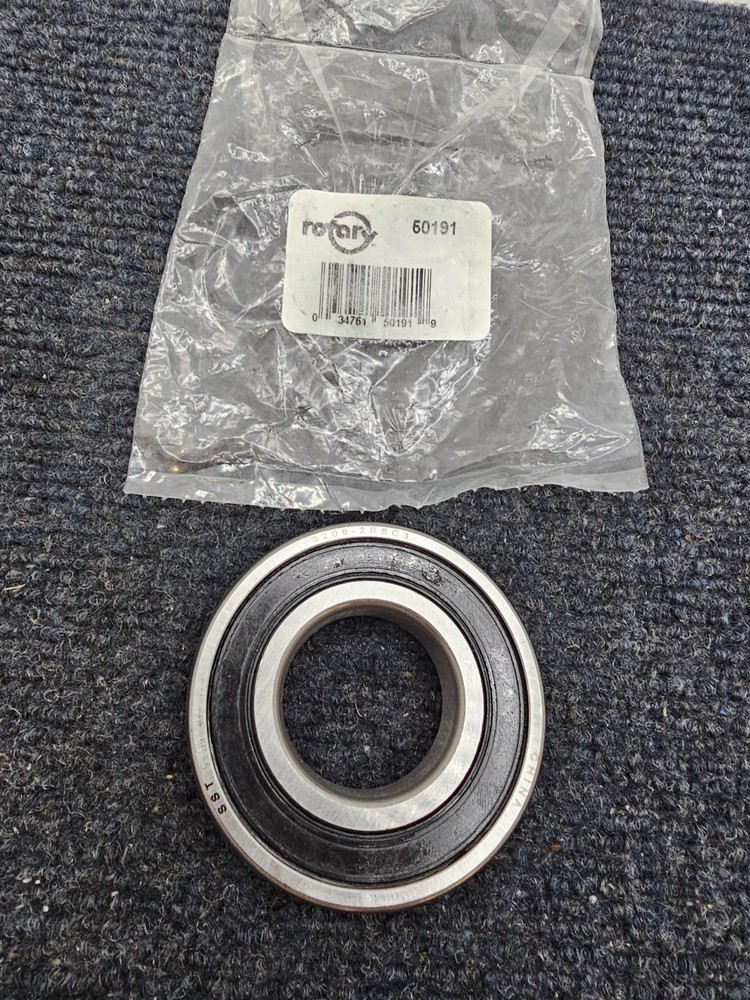 (QTY 6) Rotary 50191 Metric Bearing 30mm Bore x 62mm OD 6206-2RSC3