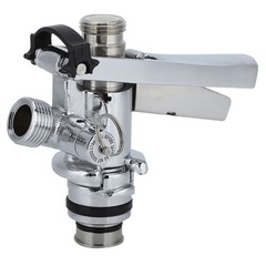 G5/8 U-Shaped Beer Keg Coupler Stainless Steel Dispenser for Home Bar & Restaura