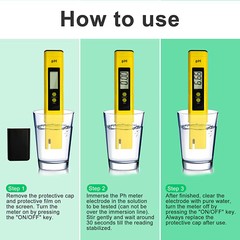 LCD Digital Water Quality Tester TDS EC/PH/PH PH Paper Meter&TEMP Swimming Pools