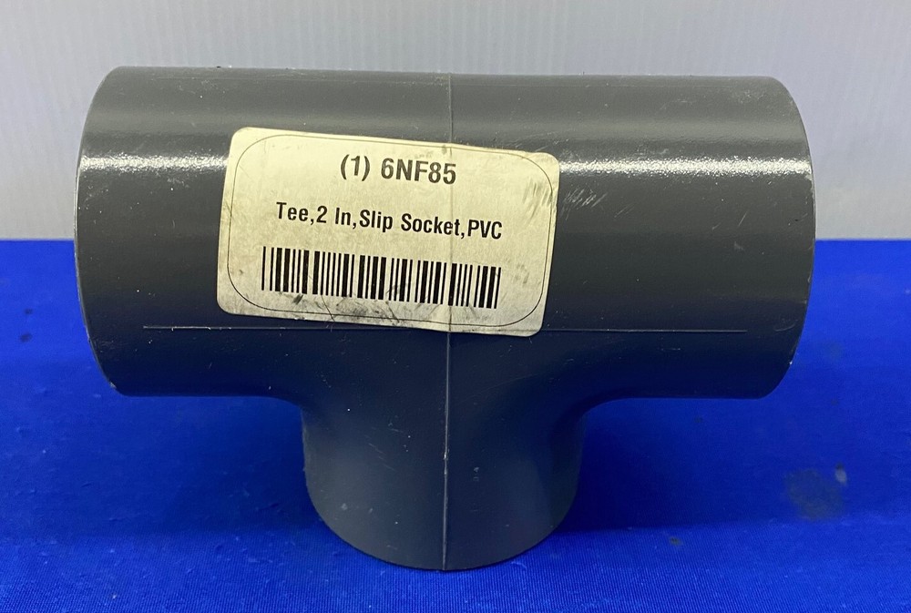 (1) 6NF85 TEE,2 IN,SLIP SOCKET,PVC – UNSURE OF MANUFACTURER