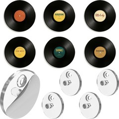 Modern JP Adhesive Vinyl Wall Mount for Discs (4-Pack) – Strong Hold Record Hold