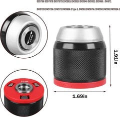 Versatile 1/2″ Keyless Drill Chuck for Multiple Brands – 1.5-13mm Capacity