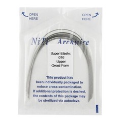 100PCS Dental Orthodontic Arch Wire Niti Super Elastic Round Rectangular Ovoid