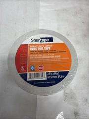 Shurtape AF 099 UL 181A-P/B-FX Listed/Printed Aluminum Foil Tape 2.5inx55m