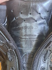 HAIX AIRPOWER X1 STEEL TOE RESCUE BOOT, GERMANY, US 10M
