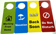 HI Visibility Door Hangers 8 Option Channel Pro Office Signs