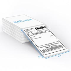 Direct Thermal Label-Shipping Label 4×6-NefLaca 500 Labels/1 stack, White