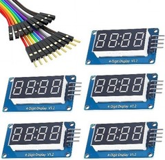 7 Segment 4-Digit LED Digital Display Tube Board Arduino (5 Pcs)