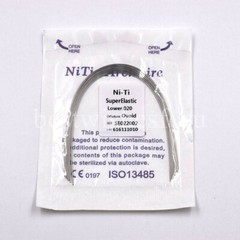 10 Packs Dental Ortho Archwire Super Elastic NITI Arch Wire Ovoid/Natural/Square