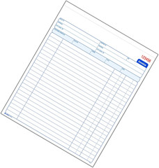 Invoice Book, 8-3/8 X 10-11/16 Inches, 2-Part, Carbonless, White/Canary, 50 Sets