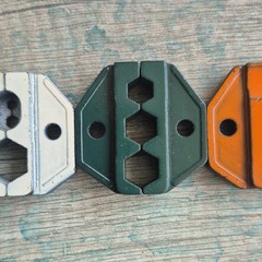 Master Interchangeable Coax & Wire Crimping Die Jaws Set Multi Color 6pc Lot