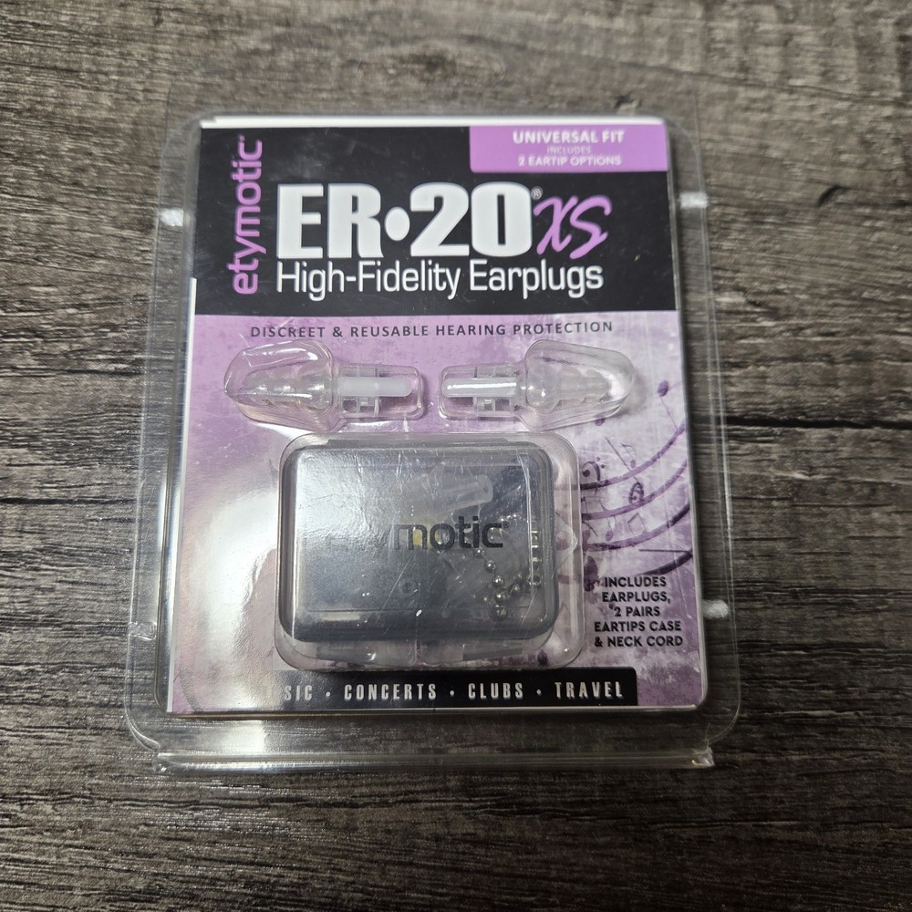 Etymotic Research ER20XS-UF-C High-Fidelity Earplugs Universal Fit