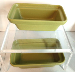 New 2 Bugambilia Commercial Restaurant Display Resin over Aluminum 1.6qt BUD23WG