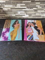 Rare Y2K Miquelrius Jordi Labanda Lot Of 2 Hard Cover Folders Great Condition