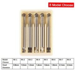 Round Carbide Burs for Slow Speed Latch RA (Choose Your Size & Qty) 22mm 26mm