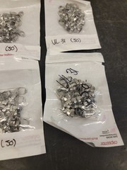 Molar Bands. Dental, Stainless, Various Sizes- 300+ Count (Z11)