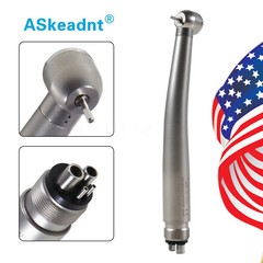 10 Pcs NSK Style Dental High Speed Handpiece Push Button Type 4Hole ASkeadnt