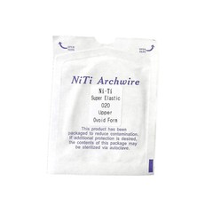 10Pcs Dental Orthodontic Super Elastic Niti Arch Wires Round Ovoid /Nature Form