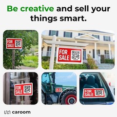 14” x 8” Self-Adhesive Sale Signs – 2-Pack for Real Estate, Business & Vehicle
