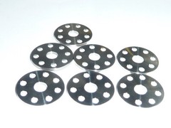 Titanium M6 FLAT DRILLED WASHER BIKE KART CAR BOAT WASHERS NO RUST 23 DIAMETER