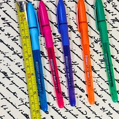 ProMarx Pens Colors Ballpoint 1.0m Comfort Grip Writing Diary Journal Calendar n