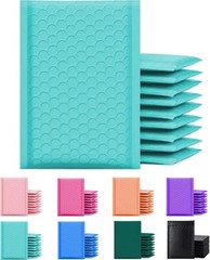 SuperPackage® 200 #5 10.5 X 15 Poly Bubble Mailers Padded Envelopes-Teal