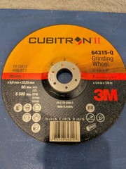3M Cubitron II Grinding Wheel 7″ X1/4″X 7/8 Black 64315-Q Precision