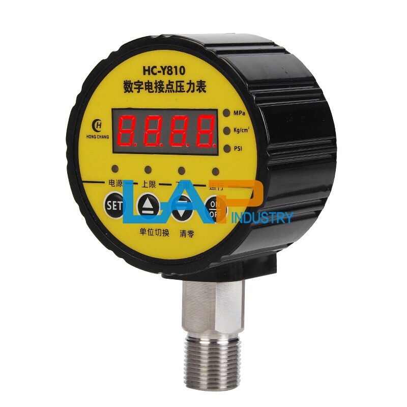 1Pcs New HC-Y810 0~0.25MPA 2.5kg M20*1.5 110V Digital Pressure Switch Digital