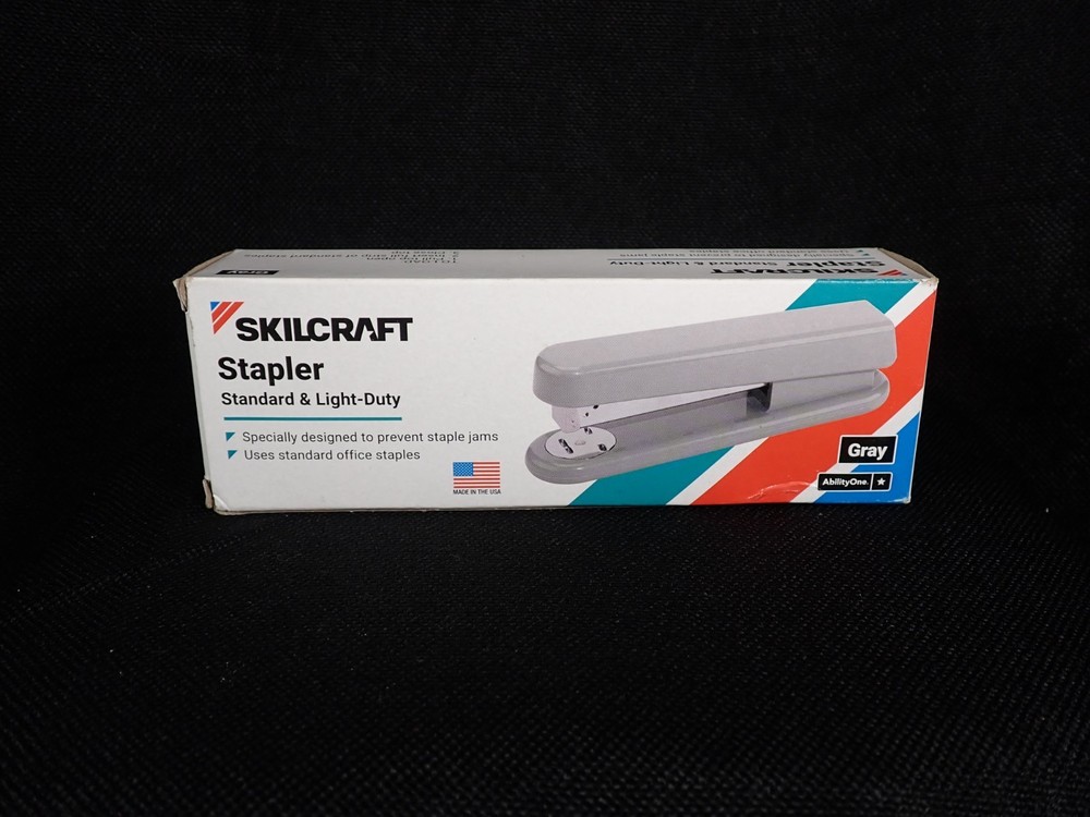 SKILCRAFT Stapler Standard & Light Duty – Uses Standard Staples- MADE IN USA
