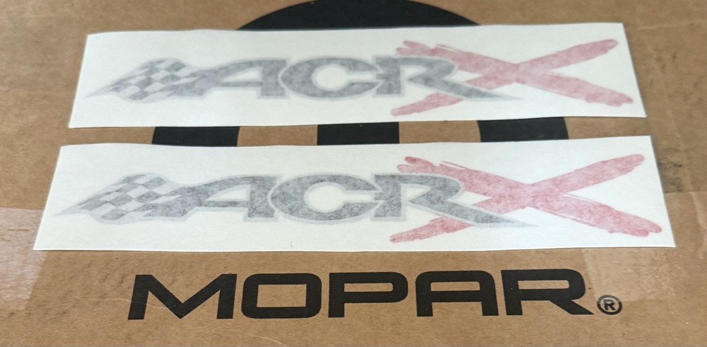 Dodge Viper ACR-X decals