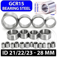 Bearing Steel Sleeve Bushing ID 21/22/23 – 28 mm Wear-Resistant Standoff Spacers
