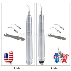 Kavo Style Dental Air Scaler Handpiece Sonic Scaler Cleaner 2/4Holes w/3pcs Tips