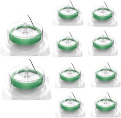 50 Pack Sterile Syringe Filter PES Membrane Filtration 33mm 0.22μm Lab Filters