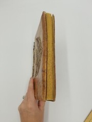 Natural Paper Leaves Cover w/Recycled Paper Notebook/Scrapbook w/Fish Indonesia