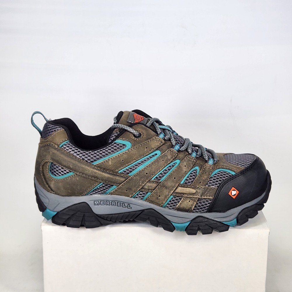 Size 9.5 – Merrell Moab Vertex Vent – Comp Toe / Waterproof /EH – Pewter – Women