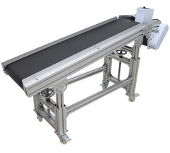 110V 59″×11.8″ Electric Plane Ramp Conveyor Transpotation Machine 66-88Lbs Load