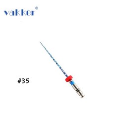 6/Pk VAKKER Blue NiTi Rotary Files Endo Root Canal Files All Size Engine Use