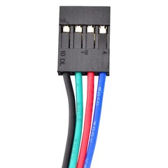 STEPPERONLINE Nema 17 Stepper Motor 45Ncm(64oz.in) 2A 40mm w/1m Cable &Connector