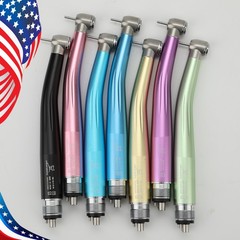 7Color Dental High Speed Handpiece Push Button Turbine 4 Hole NSK Pana Max Style