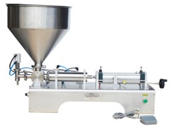 110V Pneumatic 50-500ml Paste Liquid Filling Machine 304SS for Oil Cream Shampoo