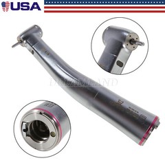 Dental 1:5 Increasing Contra Angle LED Handpiece USA Fiber Optic Red Ring