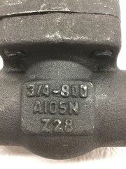 DSI 4101A8-18 Forged Steel Gate Valve 3/4″ CL 800 Socket X Thread 1975 psi CWP