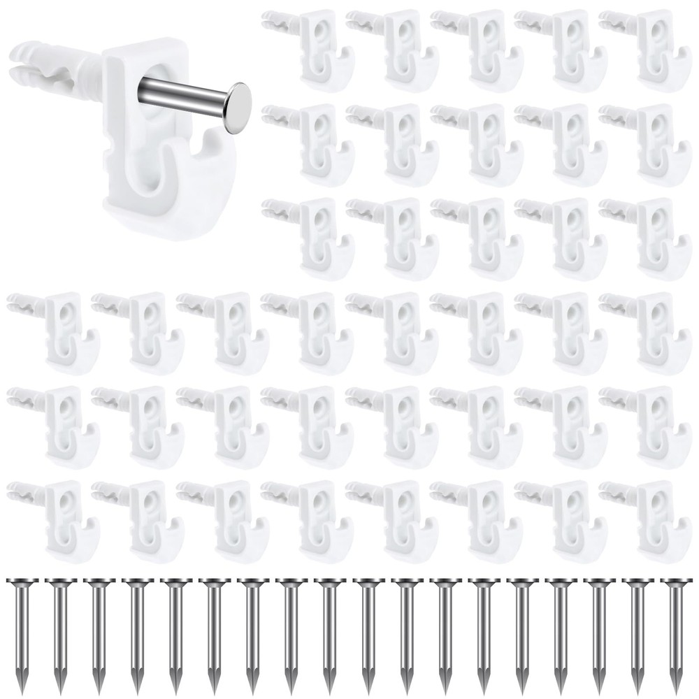 48 Pack 2.7 x 1.2 x 4 cm / 1.07 x 0.47 x 1.57 inches, Drywall clips 48 PACK