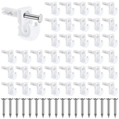 48 Pack 2.7 x 1.2 x 4 cm / 1.07 x 0.47 x 1.57 inches, Drywall clips 48 PACK