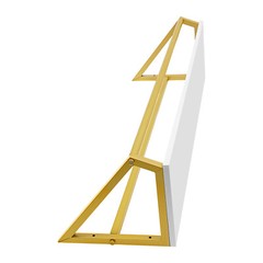 Gold Metal Garment Clothes Rack Clothing Rack Clothes Wall Shelf Hanger Display