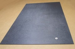 Black ABS Sheet 1/8″ (.125″) X 24″ X 36″ Haircell Textured One Side, 1 Unit